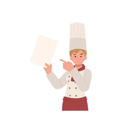 Female chefs recommendation  Illustration