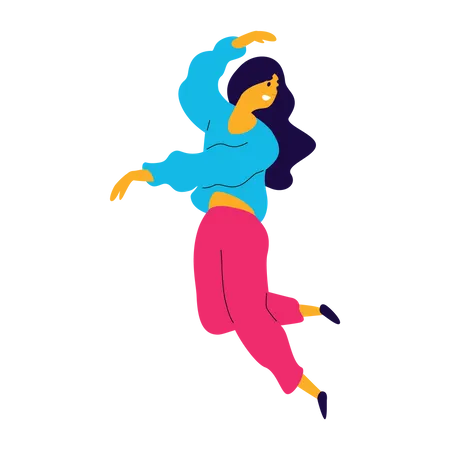 Female Choreographer  Illustration