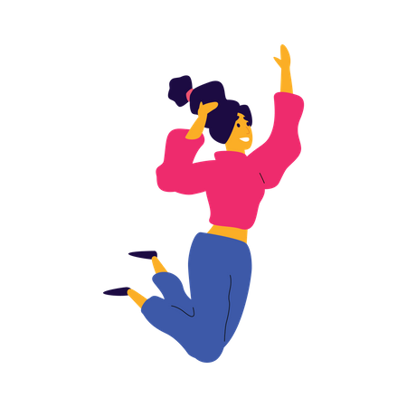 Female Choreographer  Illustration