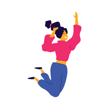 Female Choreographer  Illustration