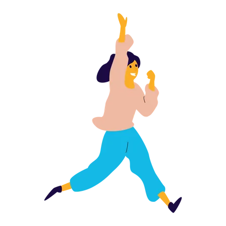 Female Dancer  Illustration