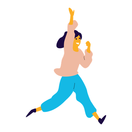 Female Dancer  Illustration