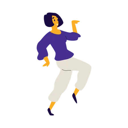 Female Dancer  Illustration