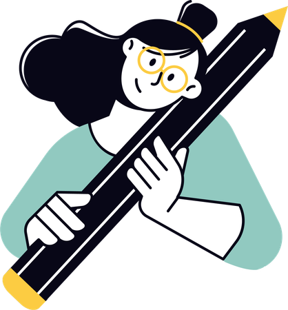 Female Developer  Illustration