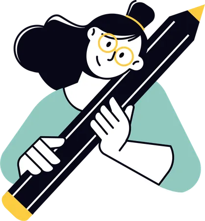 Female Developer  Illustration