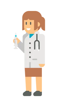 Female doctor Illustration
