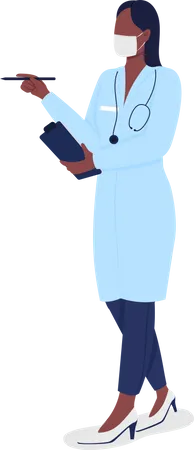 Female doctor Illustration