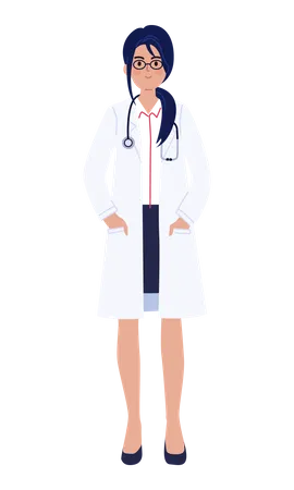 Female Doctor  イラスト