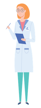 Female Doctor Illustration
