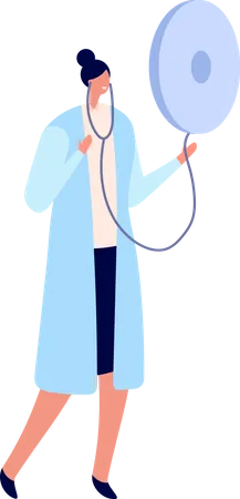 Female doctor  Illustration