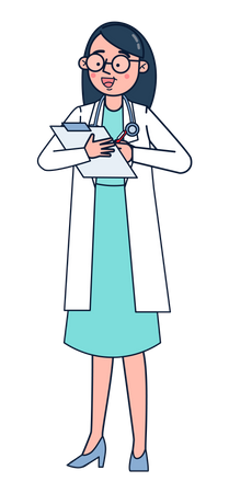 Female doctor  Illustration