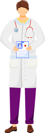 Female doctor  Illustration