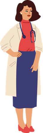 Female doctor  Illustration