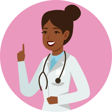 Female doctor  Illustration