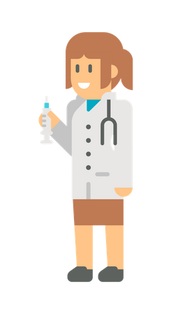 Female doctor  Illustration