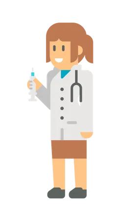 Female doctor  Illustration