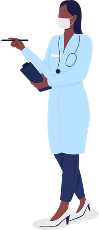 Female doctor  Illustration