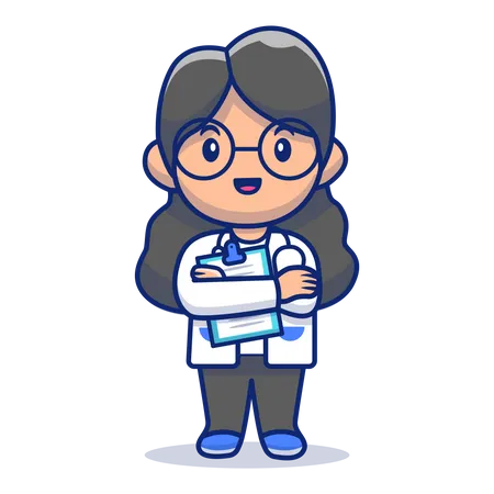 Female doctor  Illustration