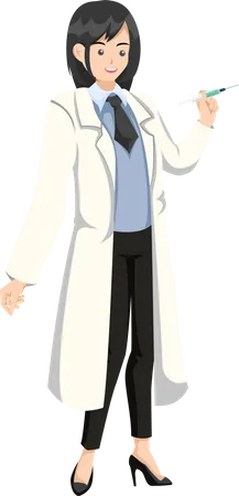 Female Doctor  Illustration