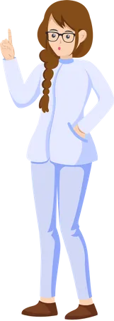 Female Doctor  Illustration