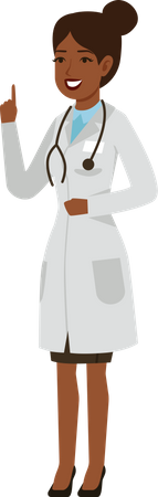 Female doctor  Illustration