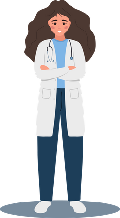 Female doctor  Illustration