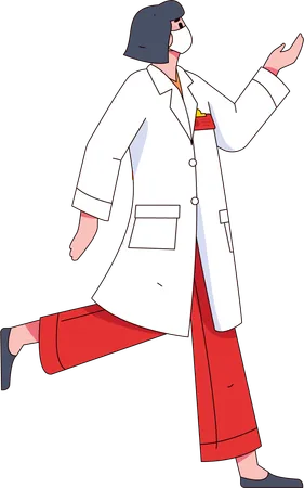 Female doctor  Illustration