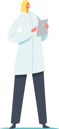 Female doctor therapist  일러스트레이션