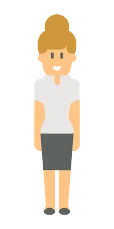 Female employee  Illustration