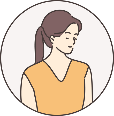 Female employee  Illustration