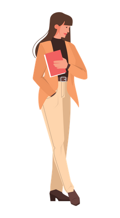 Female employee  Illustration