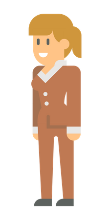 Female employee  Illustration