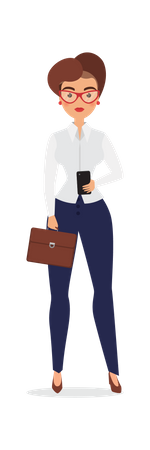 Female Entrepreneur  Illustration