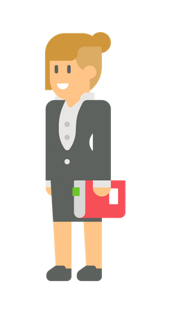 Female executive  Illustration