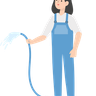 female farmer illustration free download