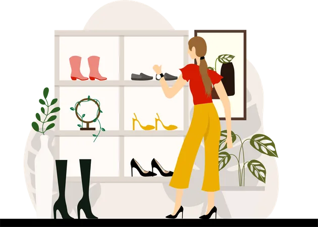 Female Fashion Designer  Illustration