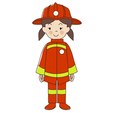 female firefighters clipart free