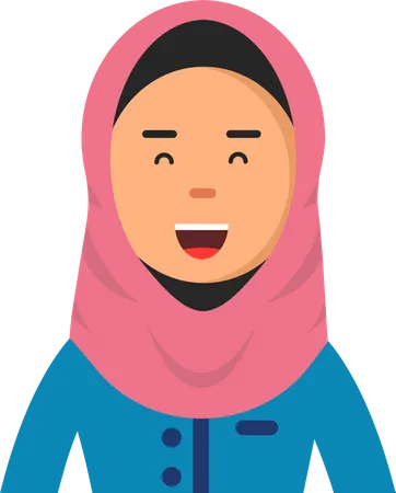 Female islamic doctor  Illustration