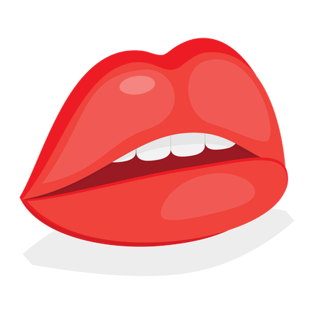 Female Lips  Illustration