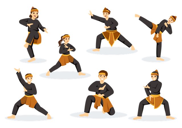 Female Martial Artist  イラスト