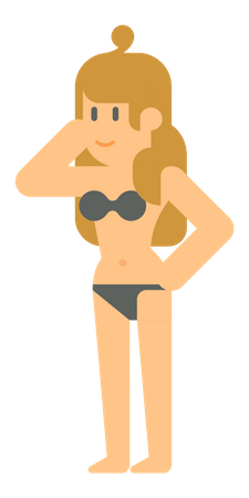 Female model Illustration