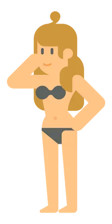 Female model  Illustration