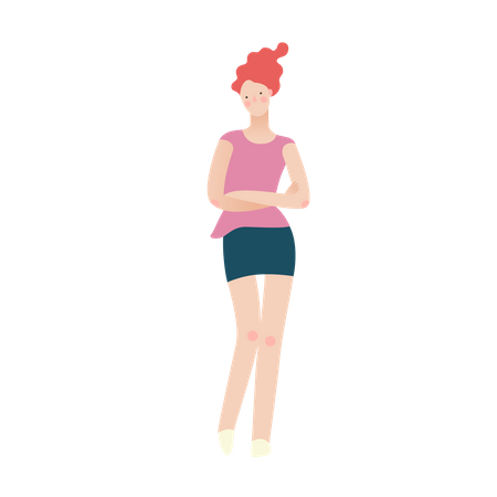 Female model  Illustration