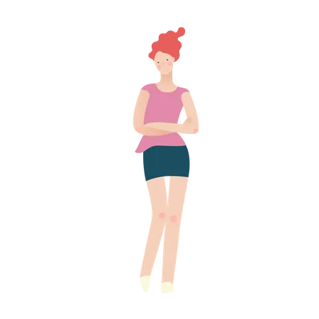 Female model  Illustration