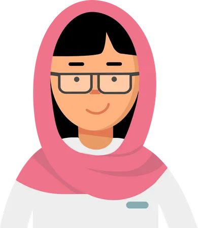 Female muslim Doctor  Illustration