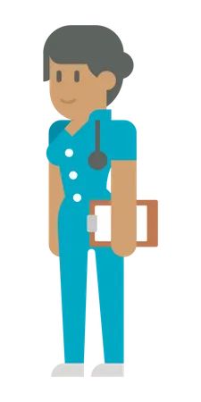 Female Nurse Illustration