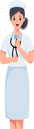 Female Nurse Illustration