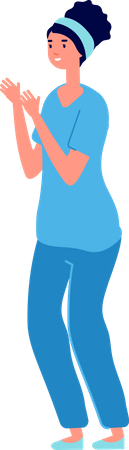 Female nurse  Illustration