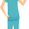 nurse with injection illustration