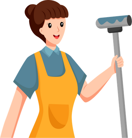 Female Painter  イラスト